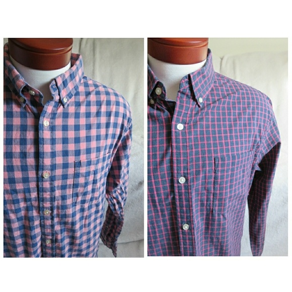 Sonoma Other - Bundle Set Gingham & Grid Plaid Button Down Shirts